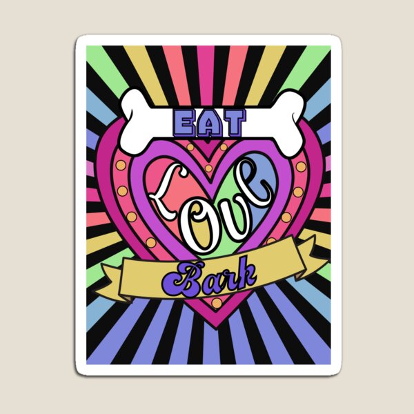 Item preview, Eat, Love, Bark designed and sold by oodlesdesigns.