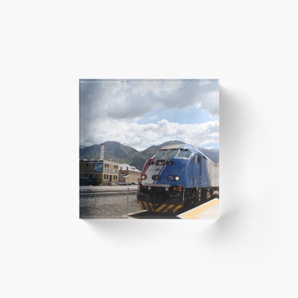 Utah Commuter Rail Acrylic Block