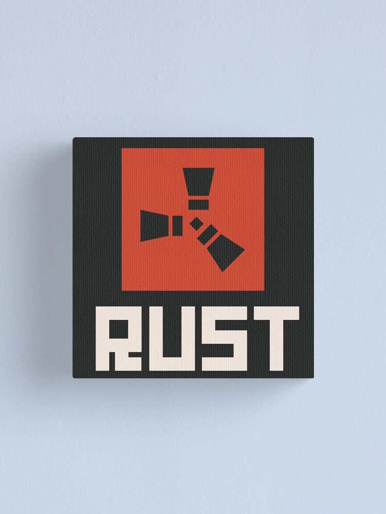 "Rust Logo Art" Canvas Print by ComradeGHOST Redbubble