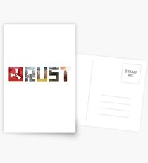 Rust Game Logo Postcards