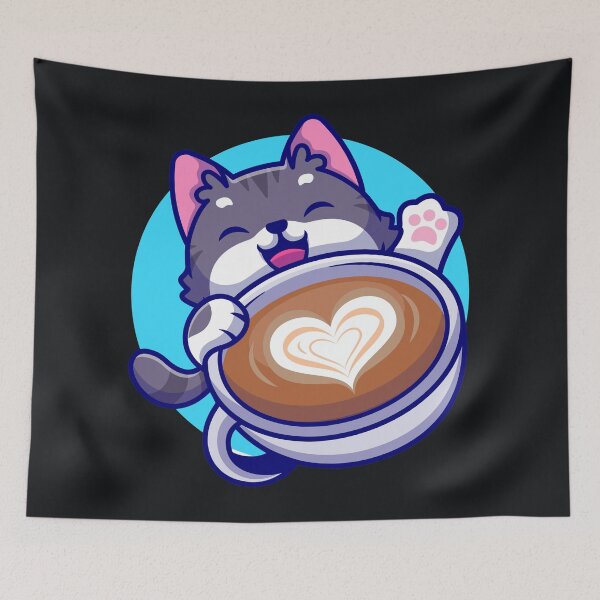 Item preview, Cat Drinking Boba Milk designed and sold by XBdesigner.