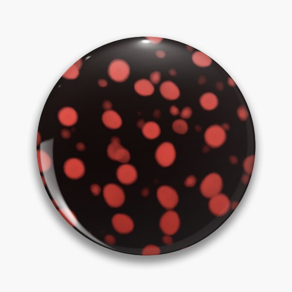 Item preview, Gradient red bokeh dots pattern on black designed and sold by CalmingColorArt.