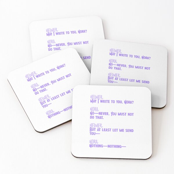 Item preview, A Doll's House Quote: May I write to you? designed and sold by rissidesigns.