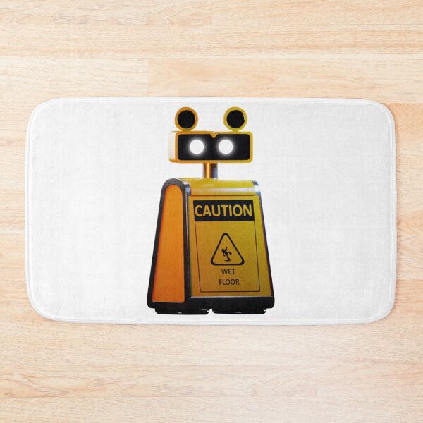 Item preview, Wet Floor Sign Bot  designed and sold by AirbrushUSAss.