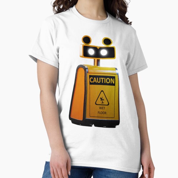 Item preview, Wet Floor Sign Bot  designed and sold by AirbrushUSAss.