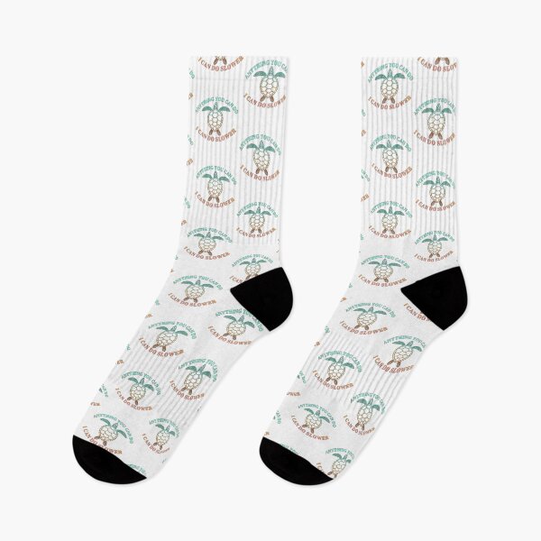 Item preview, Anything You Can Do I Can Do Slower - Beach Life - Tropical Turtle designed and sold by SayWhatYouFeel.