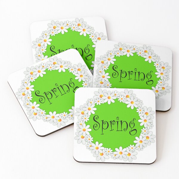 Item preview, Spring: circle of daisies, light green center, Spring, gift idea, decor, accent piece, cheerful, pretty designed and sold by Becky Hunter.
