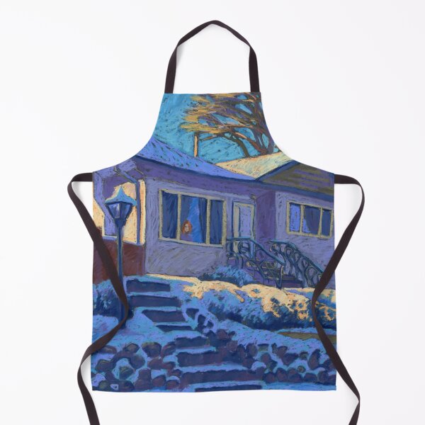 Item preview, House on morning winter day designed and sold by kira-culufin.