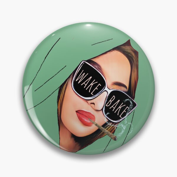 Item preview, Wake and Bake Weed/Marijuana/Pot/Cannabis Stoner Girl in a Hoodie With Sunglasses Smoking a Joint designed and sold by SteamParliament.