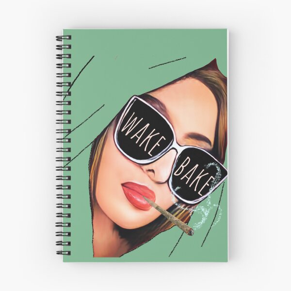 Item preview, Wake and Bake Weed/Marijuana/Pot/Cannabis Stoner Girl in a Hoodie With Sunglasses Smoking a Joint designed and sold by SteamParliament.