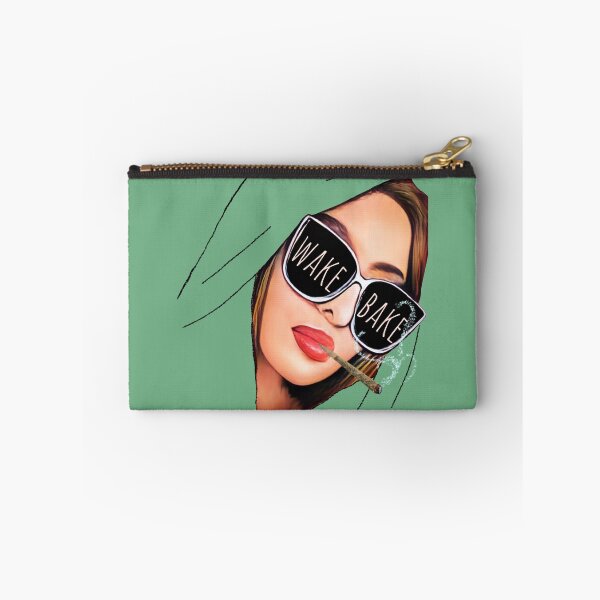 Item preview, Wake and Bake Weed/Marijuana/Pot/Cannabis Stoner Girl in a Hoodie With Sunglasses Smoking a Joint designed and sold by SteamParliament.