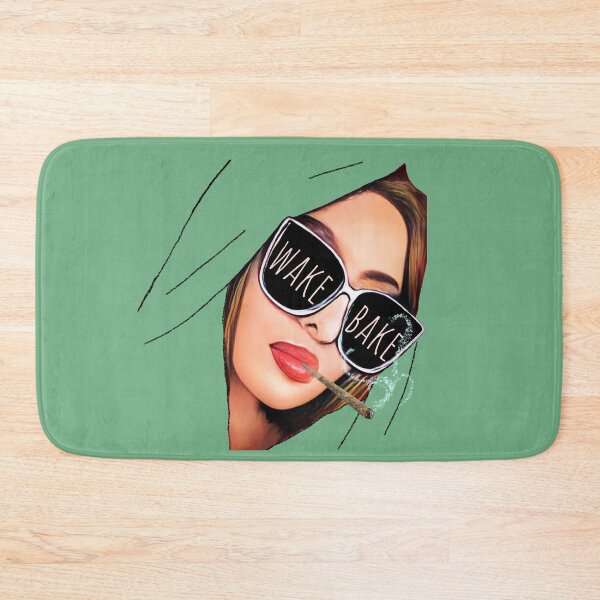 Item preview, Wake and Bake Weed/Marijuana/Pot/Cannabis Stoner Girl in a Hoodie With Sunglasses Smoking a Joint designed and sold by SteamParliament.