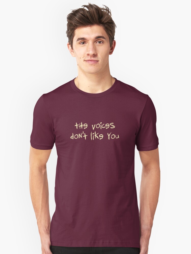 Alternate view of Voices Don't Like You Slim Fit T-Shirt