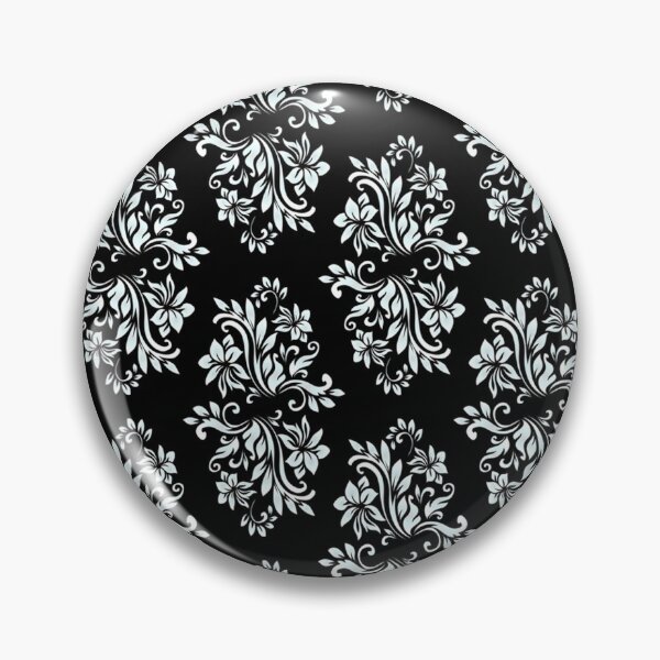 Item preview, Black Swirly Floral Pattern designed and sold by Rosestorling.