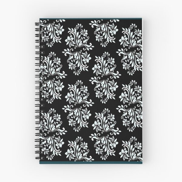 Item preview, Black Swirly Floral Pattern designed and sold by Rosestorling.