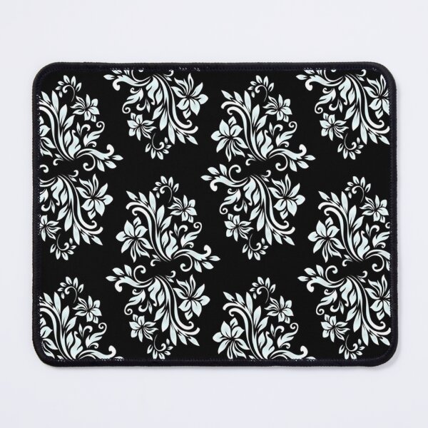 Item preview, Black Swirly Floral Pattern designed and sold by Rosestorling.