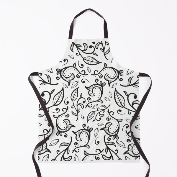 Item preview, Black Swirly Floral Pattern withe - Black and white Gothic Pattern designed and sold by Rosestorling.