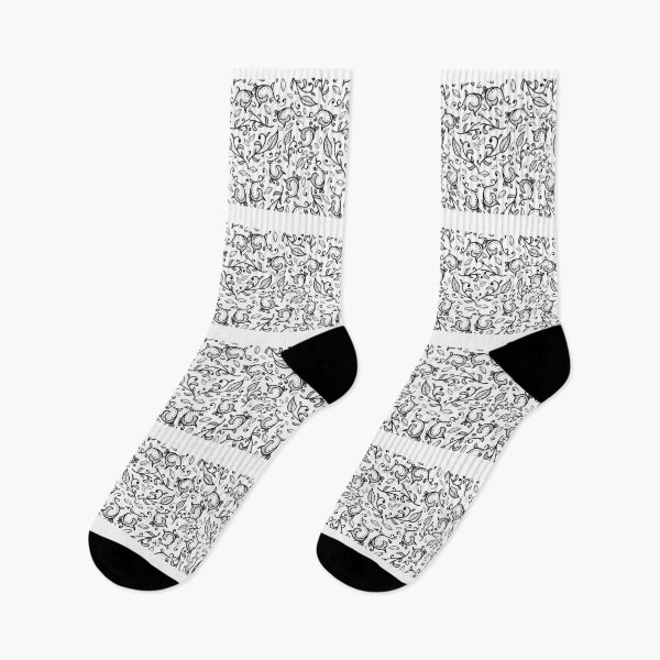 Item preview, Black Swirly Floral Pattern withe - Black and white Gothic Pattern  designed and sold by Rosestorling.