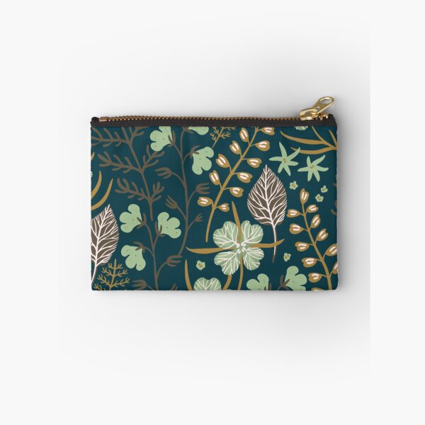 Item preview, Botanical Flowers Black Swirly Floral Pattern   designed and sold by Rosestorling.