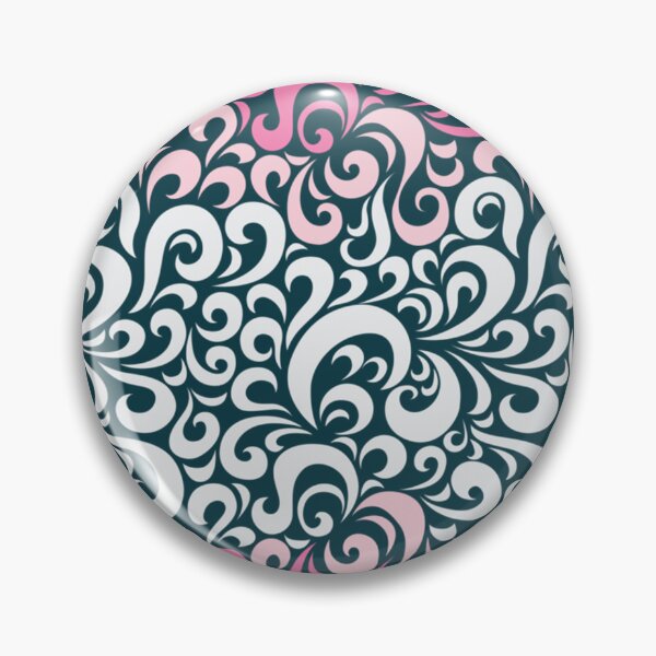 Item preview, Colorful Black Swirly Floral Pattern   designed and sold by Rosestorling.