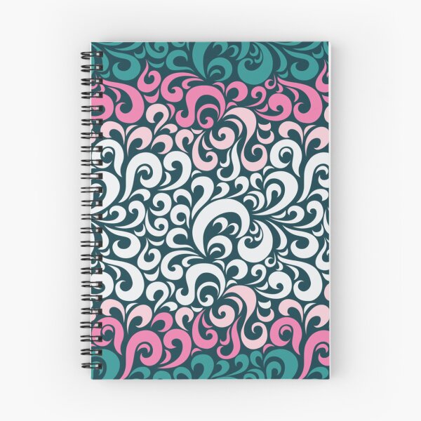 Item preview, Colorful Black Swirly Floral Pattern   designed and sold by Rosestorling.