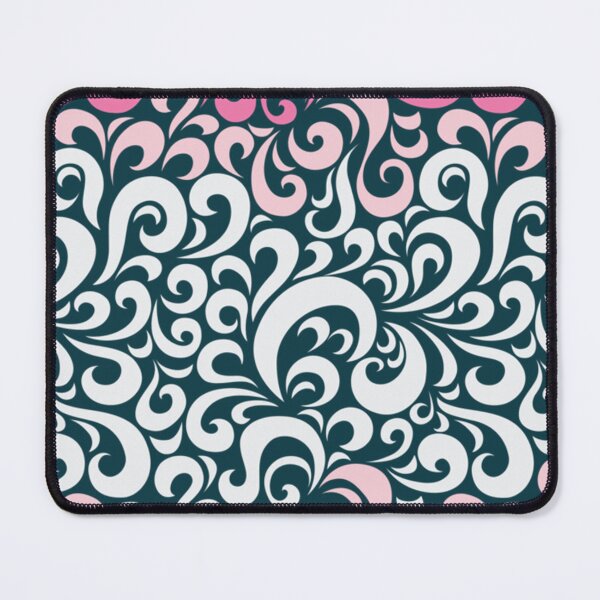 Item preview, Colorful Black Swirly Floral Pattern designed and sold by Rosestorling.