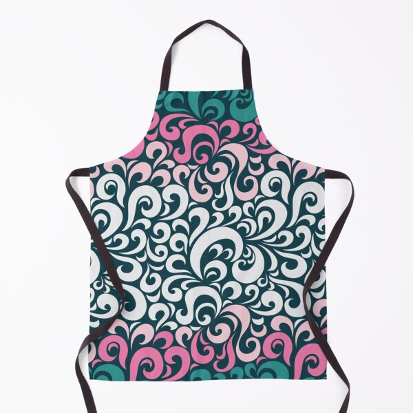 Item preview, Colorful Black Swirly Floral Pattern designed and sold by Rosestorling.
