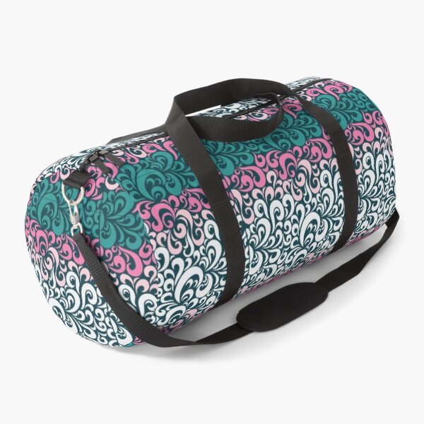 Item preview, Colorful Black Swirly Floral Pattern   designed and sold by Rosestorling.