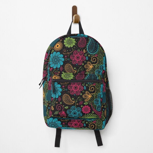 Item preview, Colorful paisley pattern Floral paisley backdrop in bright colors designed and sold by Rosestorling.