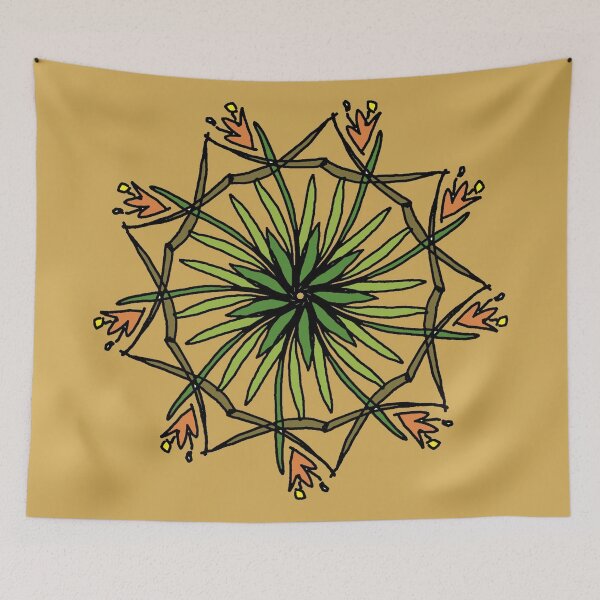Item preview, Native Botanical Plant Mandala designed and sold by MonCreedon.