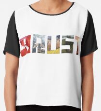 Rust Game Logo Chiffon Top
