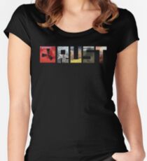 Rust Game Logo Women's Fitted Scoop T-Shirt