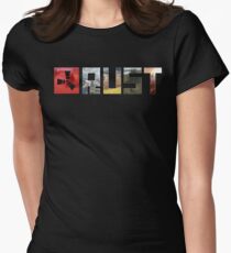 Rust Game Logo Fitted T-Shirt