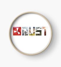 Rust Game Logo Clock