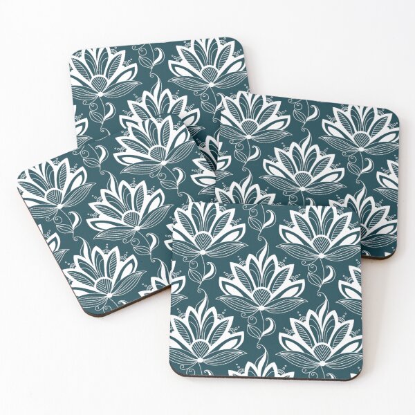Item preview, Elegant Tulip Black Swirly Floral Pattern   designed and sold by Rosestorling.