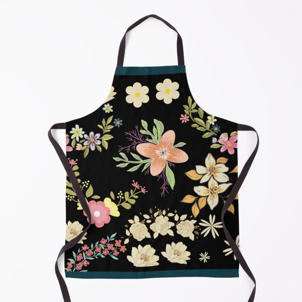 Item preview, Elegant Tulip Black Swirly Floral Pattern designed and sold by Rosestorling.
