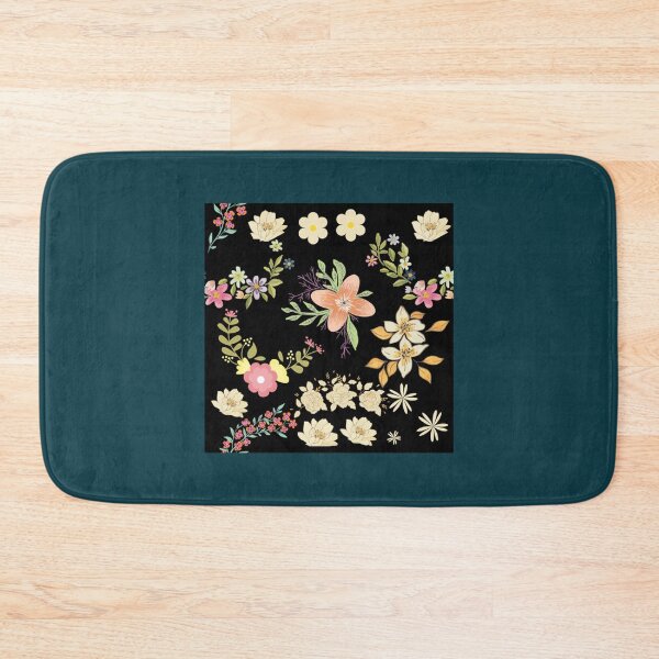 Item preview, Elegant Tulip Black Swirly Floral Pattern   designed and sold by Rosestorling.