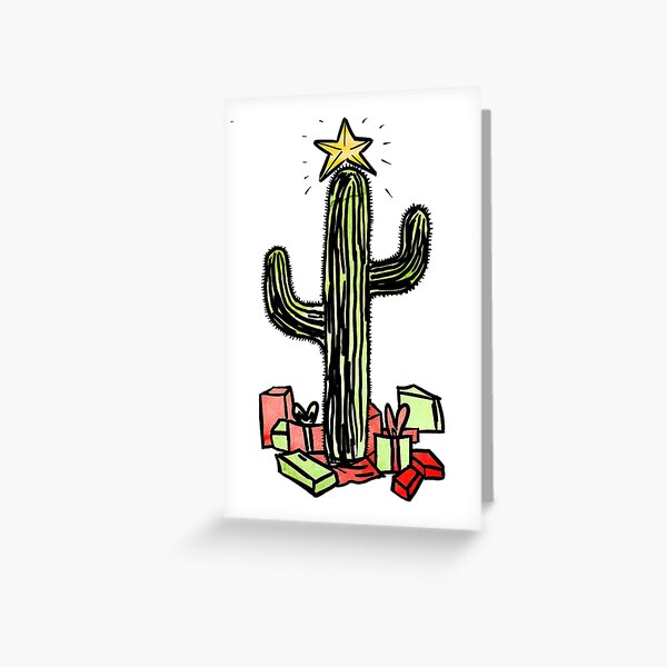 Xmas Saguaro Greeting Card