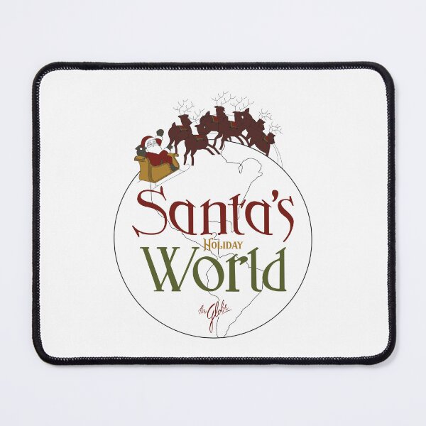 Item preview, Santa's Holiday World at The Globe designed and sold by TeeArcade84.