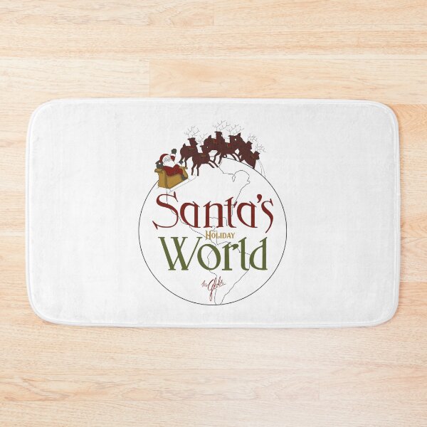 Item preview, Santa's Holiday World at The Globe designed and sold by TeeArcade84.