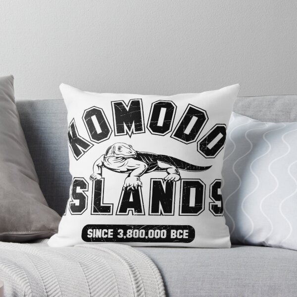 Aperçu de l'œuvre Komodo Islands Varsity Distressed Black créée et vendue par noroads.