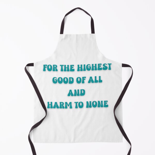 Item preview, For the highest  good of all and harm to none. Positive affirmation quote in green designed and sold by Mary Egan.