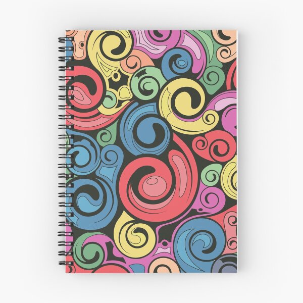 Item preview, swirly retro background pattern  designed and sold by Rosestorling.