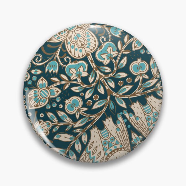Item preview, Upside-down Owl Black Swirly Floral Pattern   designed and sold by Rosestorling.