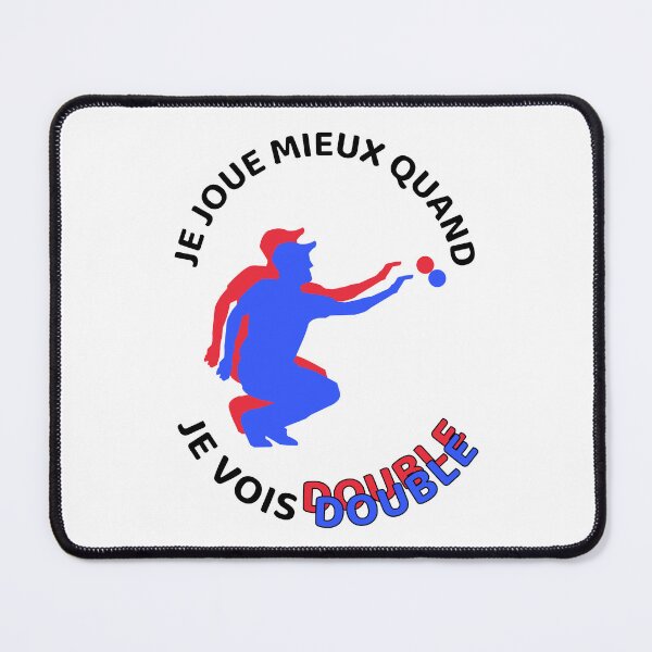 Item preview, I play petanque better when I see double designed and sold by lucascadeur.