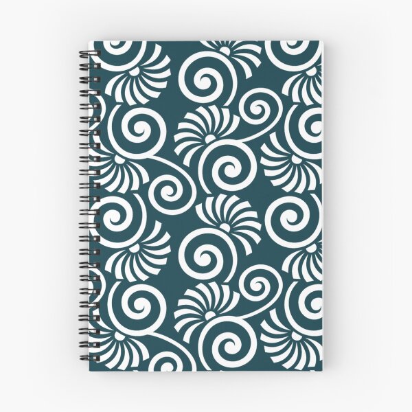 Item preview, White Swirly Floral Pattern 4K   designed and sold by Rosestorling.