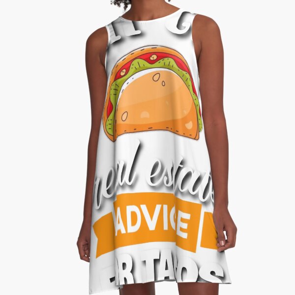 Item preview, Will give real estate advice for tacos. designed and sold by Umiska.