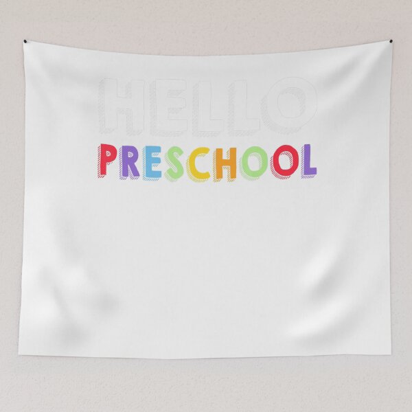 Item preview, Hello Preschool Funny Back To School Tshirt Kids Boys Girls . designed and sold by WolframBauer.
