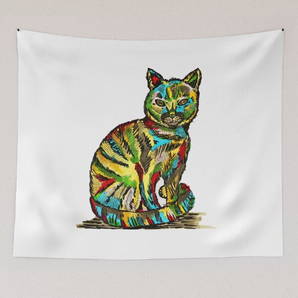 Item preview, Colorful Cat designed and sold by monicamaia.