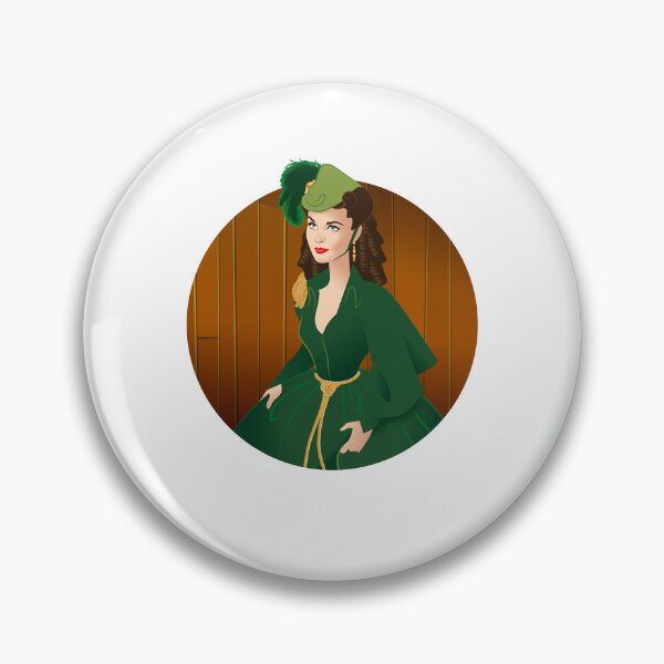 Item preview, Retro Vintage Green Velvet Sir You Are No Gentleman Scarlett designed and sold by Kristopher2000.
